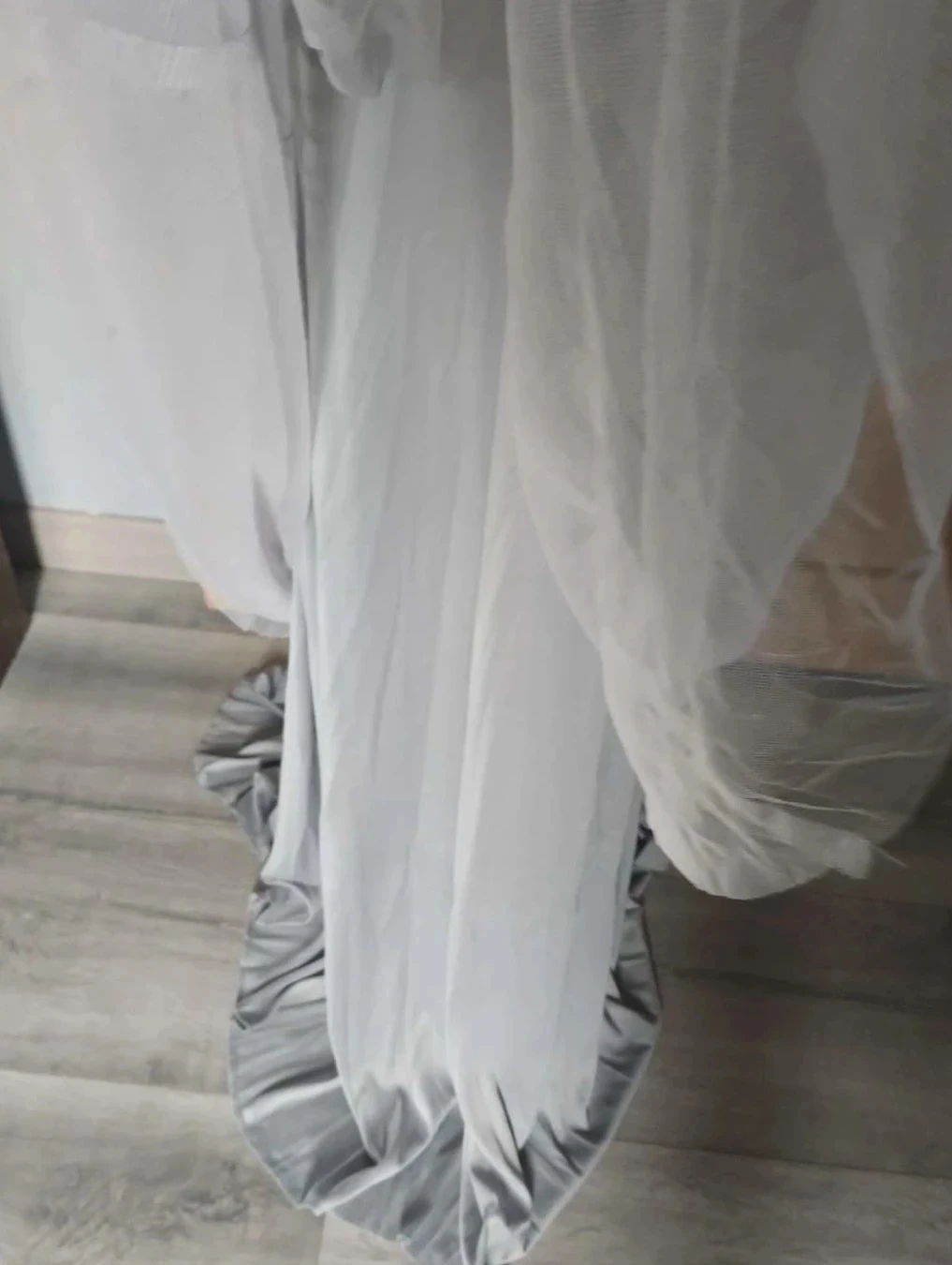 Vestido largo de fiesta con lentejuelas gris XXXL + zapatos de tacón P39 – photo 5